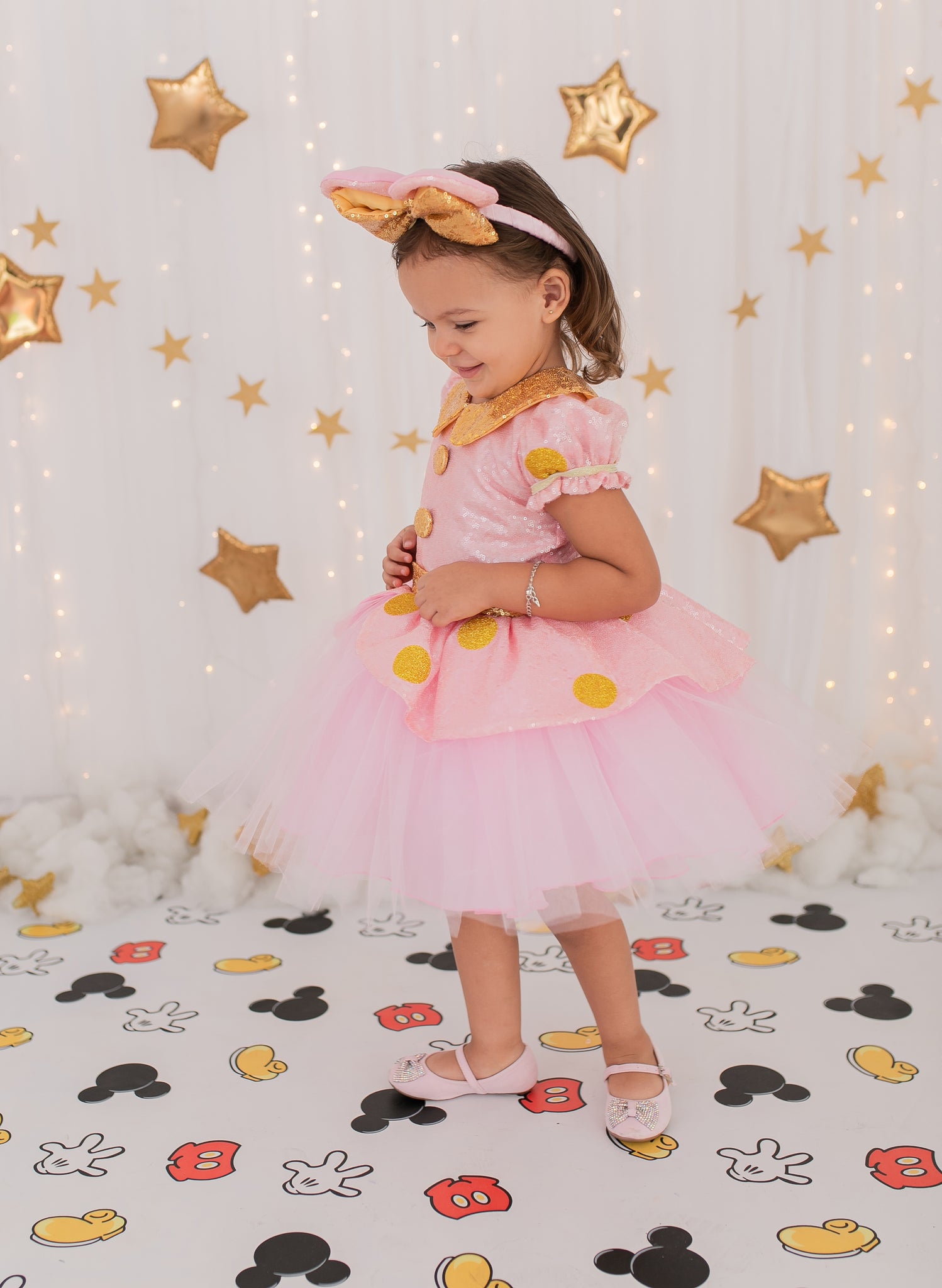 Rose gold minnie store dress